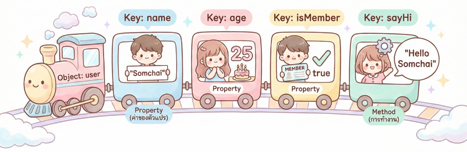 จำลองลักษณะของ Object
